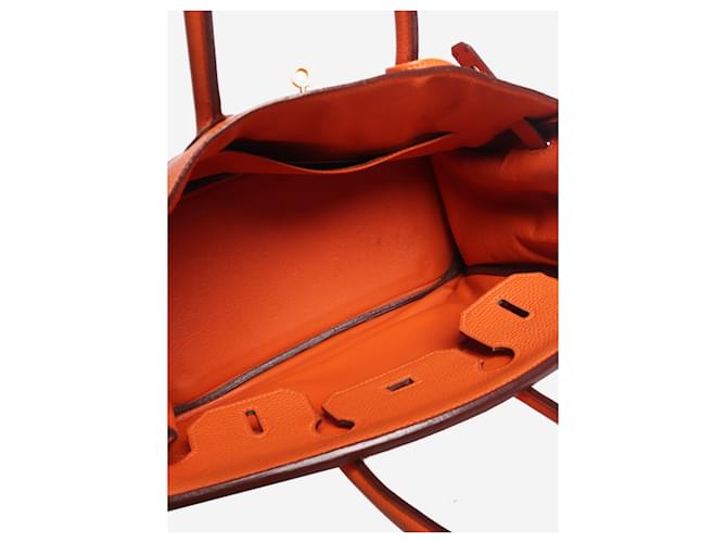 Hermès Borsa Birkin 30 arancione 2004 - vista 10