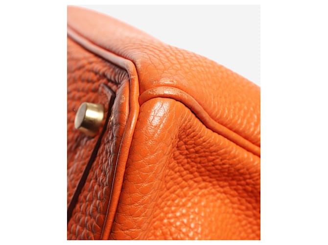 Hermès Borsa Birkin 30 arancione 2004 - vista 6