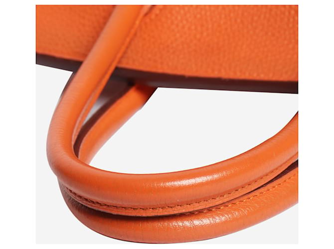 Hermès Borsa Birkin 30 arancione 2004 - vista 8