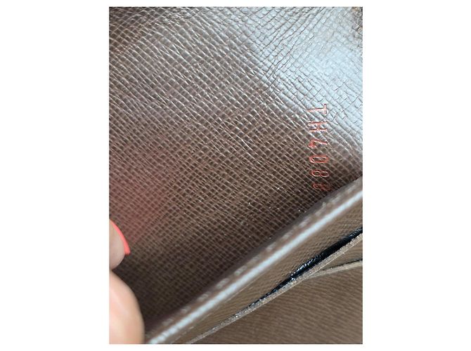 Cartera Louis Vuitton Damier Ebene con cadena - vista 12