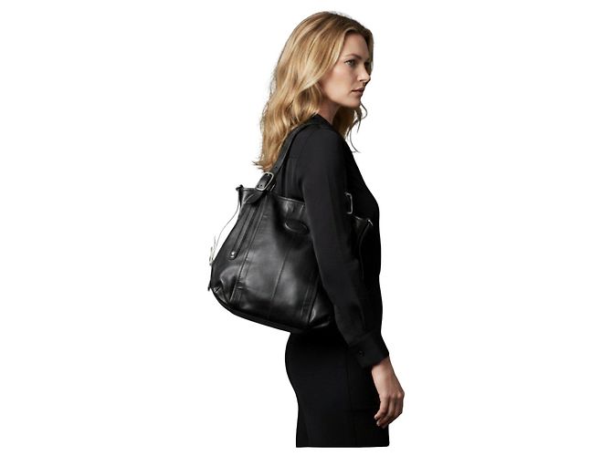 Tod's Borsa Hobo in pelle nera Nero - vista 2