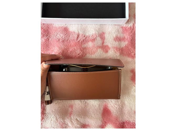 Céline Celine Occhiali da sole Triomphe Oro Marrone Gold hardware - vista 7
