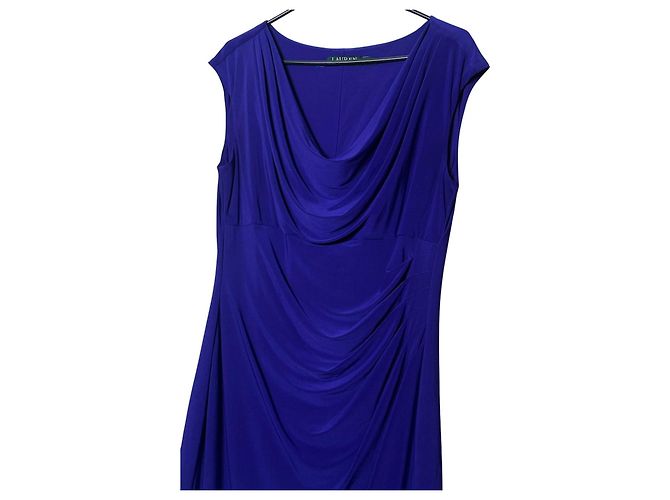 Autre Marque Lauren Ralph Lauren Purple Draped Jersey Dress - view 2