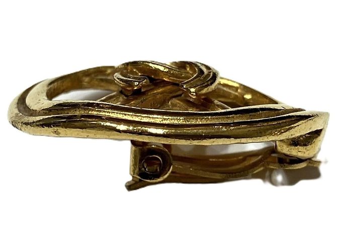 Orecchini a clip dorati Chanel D'oro - vista 2