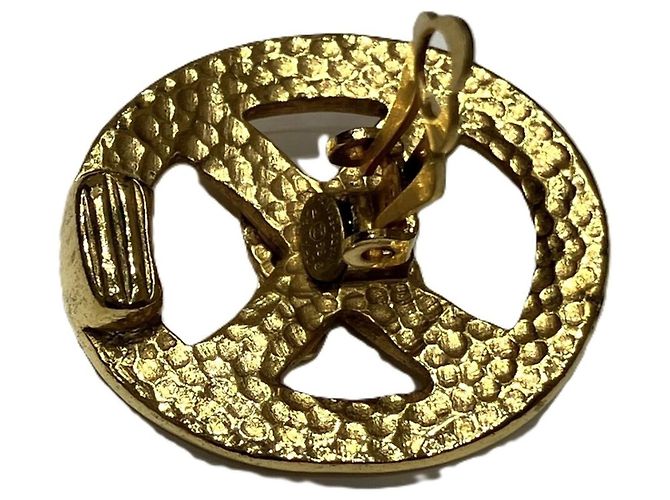 Orecchini a clip dorati Chanel D'oro - vista 4