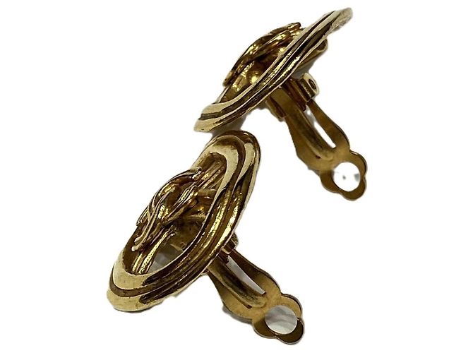 Orecchini a clip dorati Chanel D'oro - vista 6