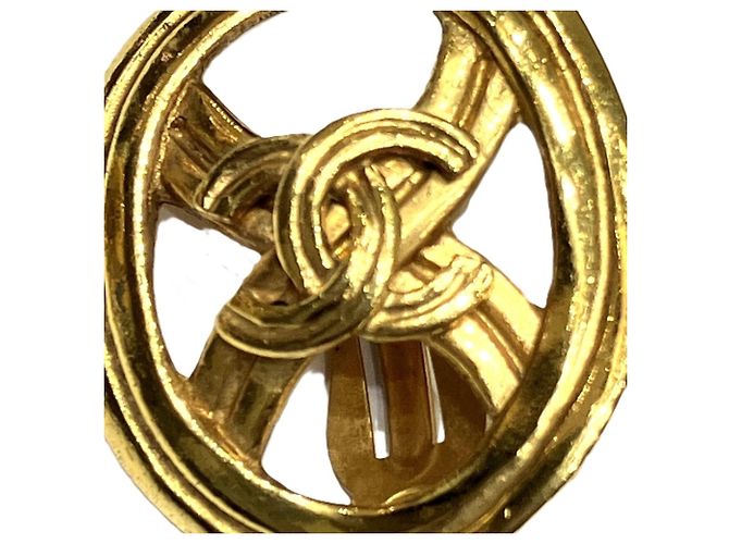 Orecchini a clip dorati Chanel D'oro - vista 8