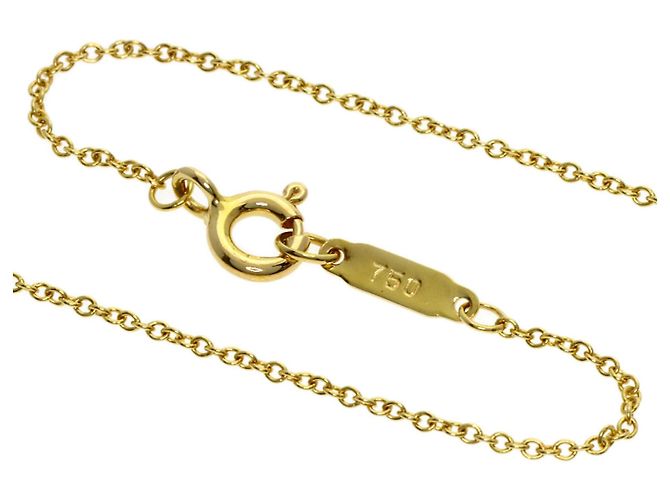 Collana Tiffany & Co. in oro giallo 18K con motivo Cross Stitch - vista 3