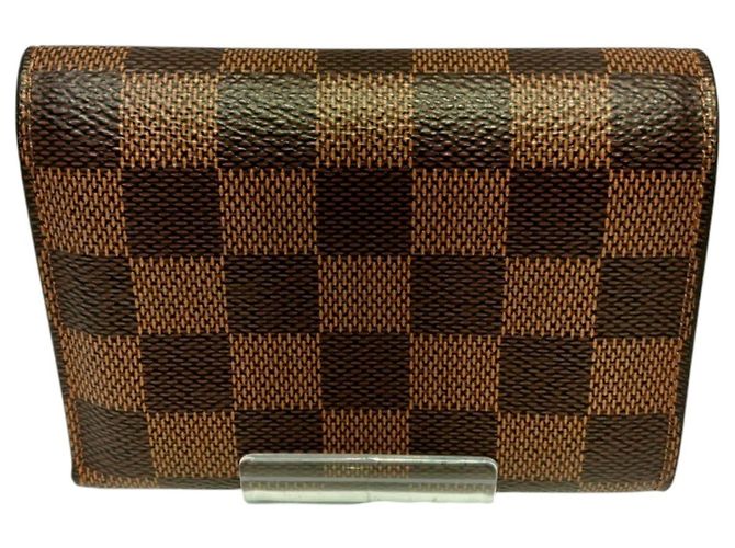 Louis Vuitton Tri-fold Wallet Braun Damier ebene - Ansicht 2