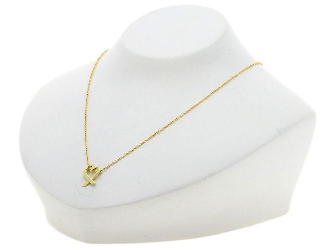 Collana Tiffany & Co. Loving Heart Giallo - vista 4