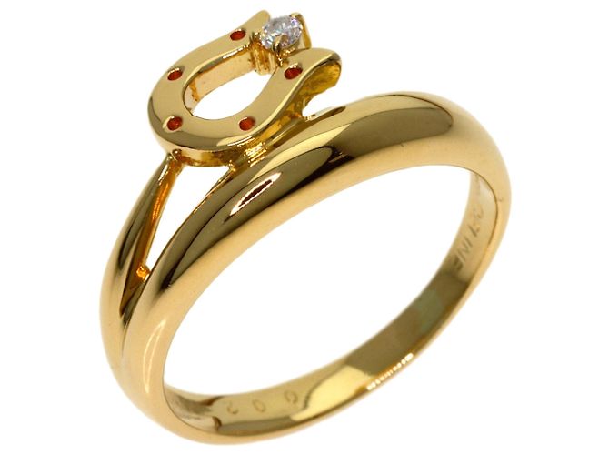 Diamond Céline Celine Horseshoe 1P Diamantring Gelb - Ansicht 2
