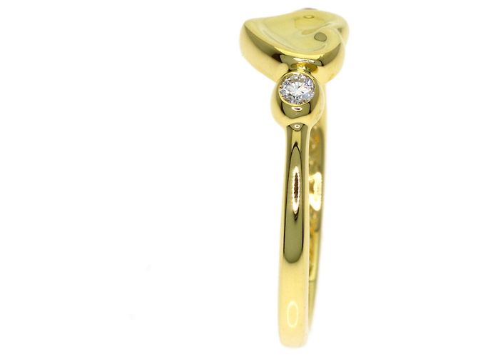 Elsa Peretti Tiffany & Co. Full Heart 2-Piece Diamantring in 18K Gelbgold - Ansicht 3