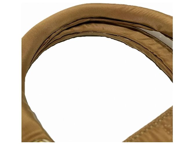 Borsa Christian Dior Cannage Nylon Marrone - vista 6