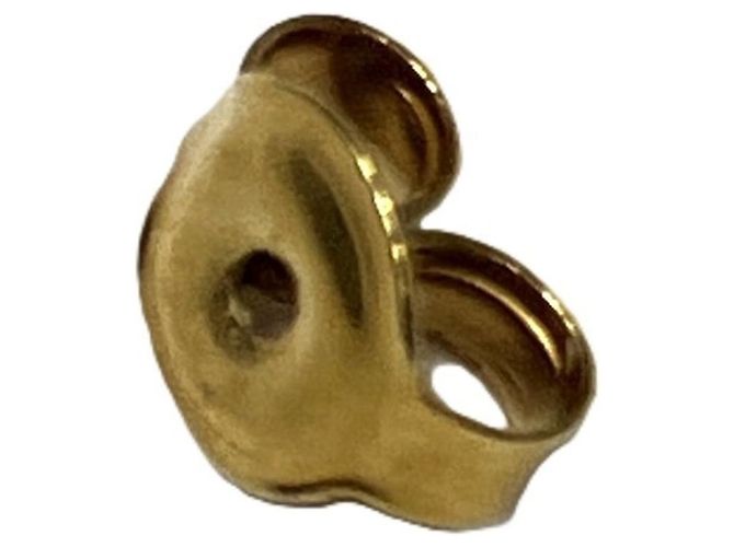 Orecchini a lobo in lega dorata Chanel D'oro - vista 4