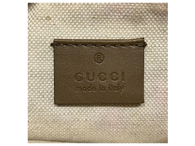 Borsa Tote Gucci Diamante Canvas Beige - vista 4