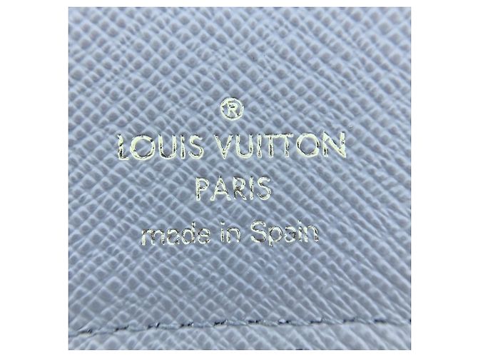 Louis Vuitton Brazza Long Wallet Hellblau Monogramm - Ansicht 4