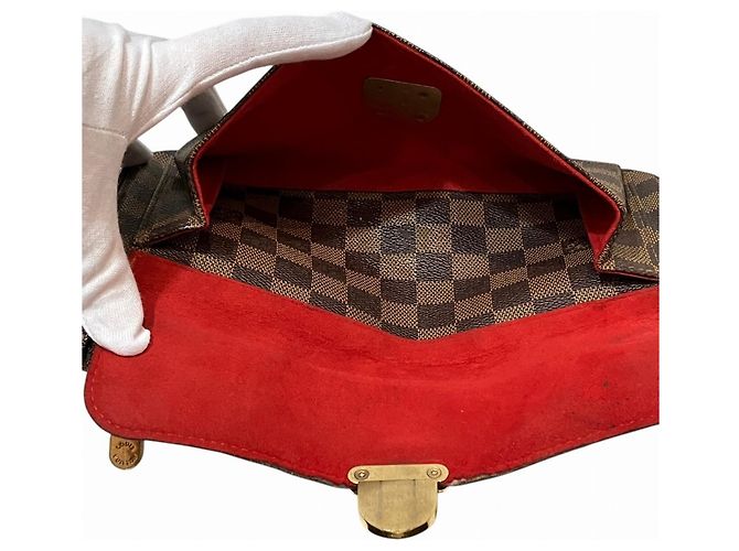 Borsa a Spalla Louis Vuitton Ravello GM Marrone Damier ebene - vista 6