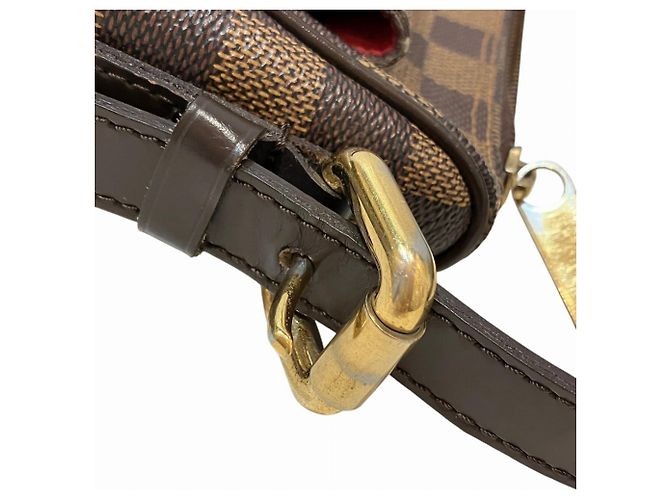 Borsa a Spalla Louis Vuitton Ravello GM Marrone Damier ebene - vista 8