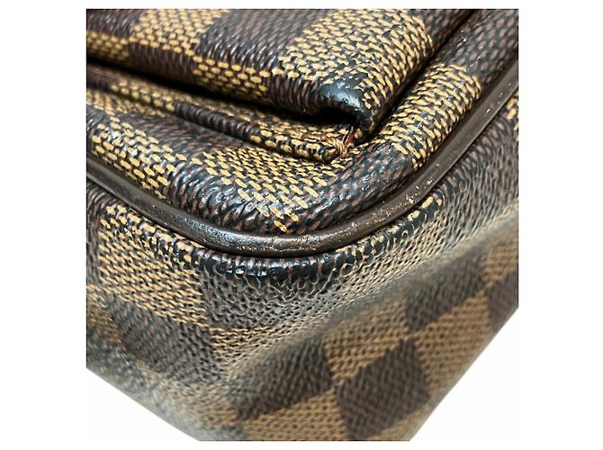 Borsa a Spalla Louis Vuitton Ravello GM Marrone Damier ebene - vista 9