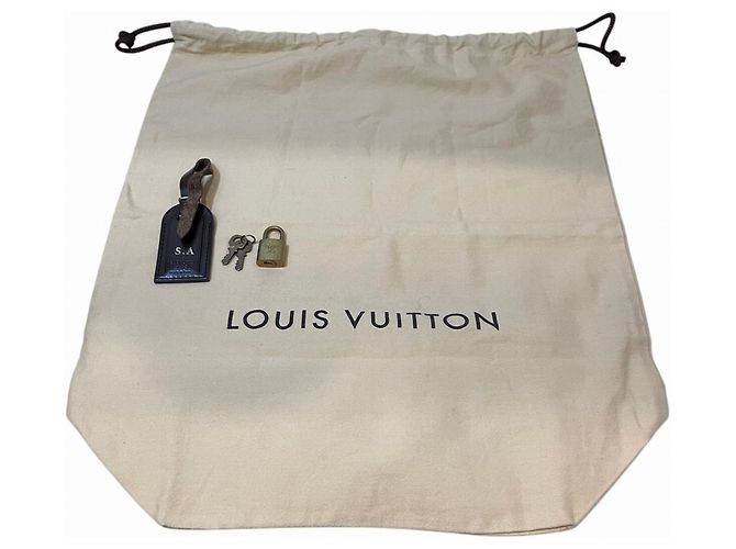 Borsa Louis Vuitton Deauville Marrone Damier ebene - vista 5
