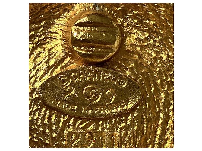 Orecchini a clip Chanel Gold and Red Rosso D'oro - vista 5