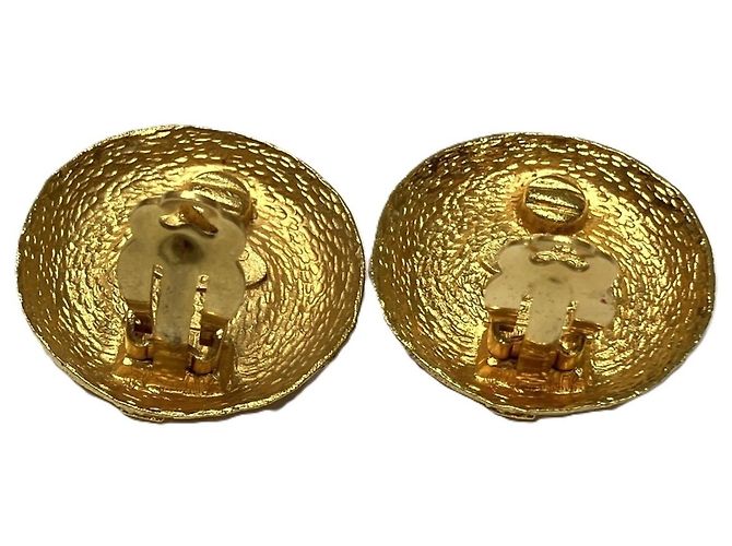 Orecchini a clip Chanel Gold and Red Rosso D'oro - vista 7