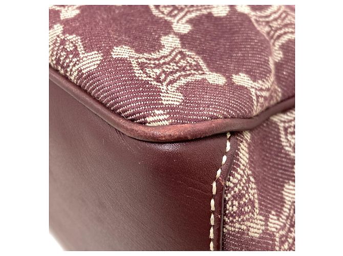 Céline Borsa Celine Boogie Bag motivo Macadam Bordò - vista 14