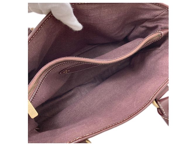 Céline Borsa Celine Boogie Bag motivo Macadam Bordò - vista 5