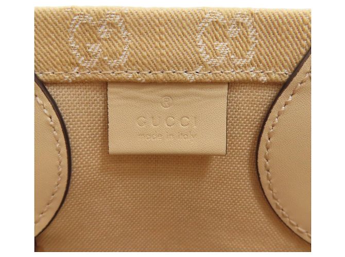 Borsa 2-Way Gucci Ophidia Medium Beige - vista 6