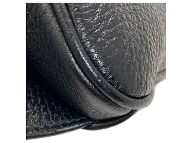 Prada Rucksack 2VZ099 Triangle aus Leder Schwarz - Ansicht 11