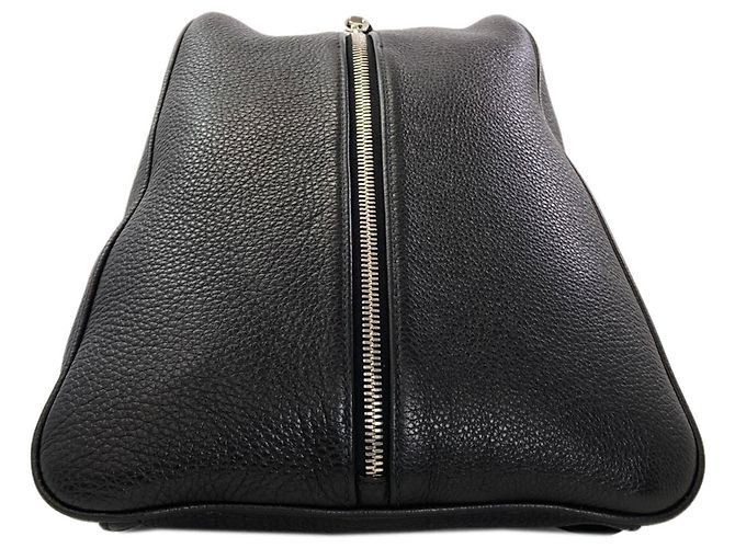 Prada Rucksack 2VZ099 Triangle aus Leder Schwarz - Ansicht 4