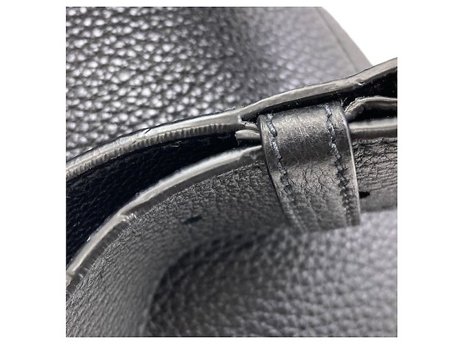 Prada Rucksack 2VZ099 Triangle aus Leder Schwarz - Ansicht 9