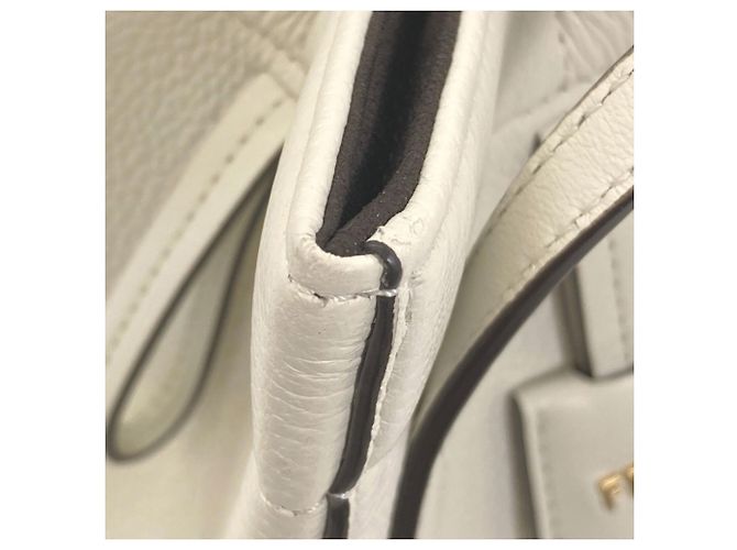 Mini borsa a tracolla Fendi Origami Bianco - vista 10
