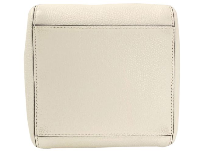 Mini borsa a tracolla Fendi Origami Bianco - vista 4