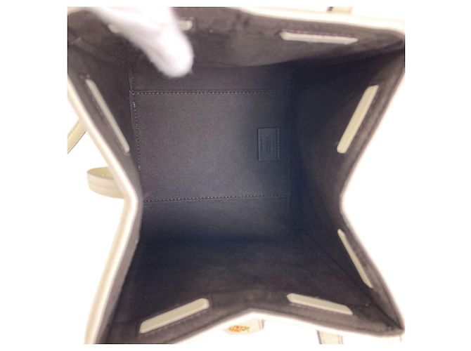Mini borsa a tracolla Fendi Origami Bianco - vista 5