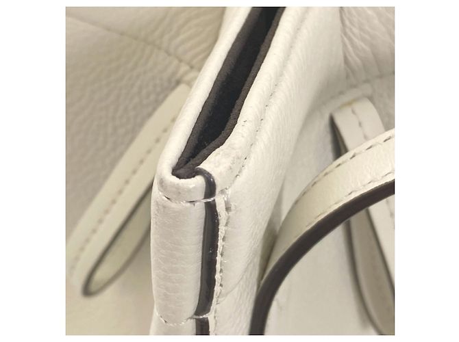 Mini borsa a tracolla Fendi Origami Bianco - vista 9