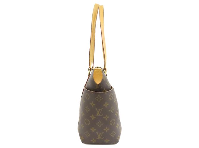 Borsa Tote Louis Vuitton Totally PM Marrone Monogramma - vista 3
