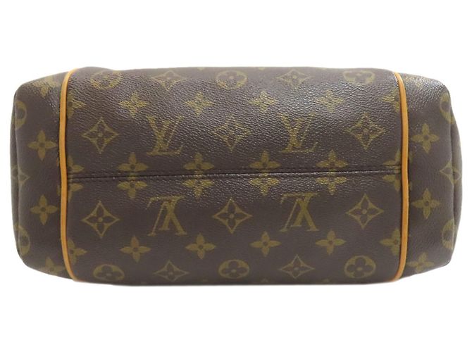 Borsa Tote Louis Vuitton Totally PM Marrone Monogramma - vista 4
