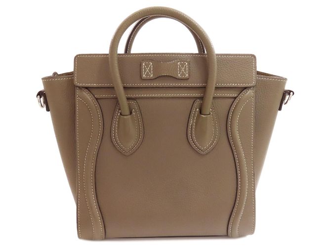 Céline Borsa a 2 vie Nano Celine Luggage Marrone - vista 2