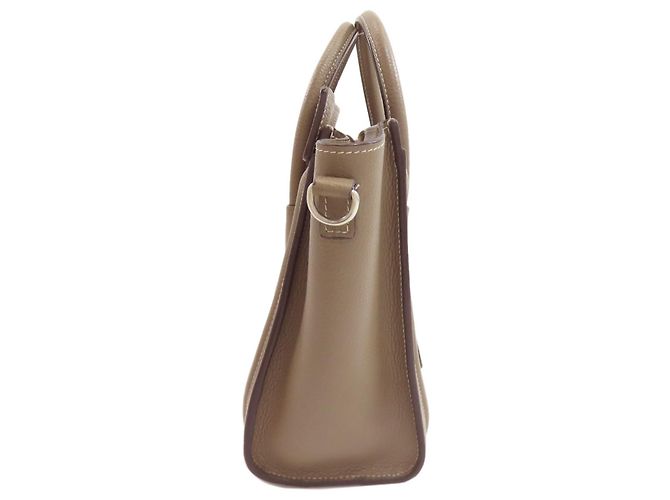 Céline Borsa a 2 vie Nano Celine Luggage Marrone - vista 3