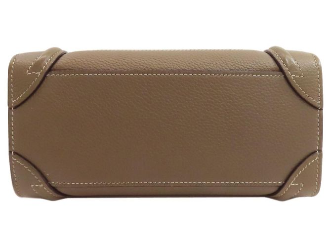 Céline Borsa a 2 vie Nano Celine Luggage Marrone - vista 4