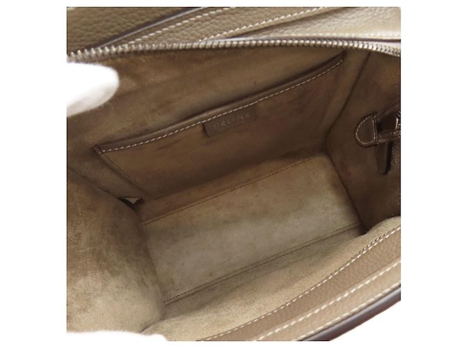 Céline Borsa a 2 vie Nano Celine Luggage Marrone - vista 5