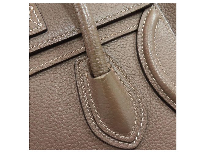 Céline Borsa a 2 vie Nano Celine Luggage Marrone - vista 9