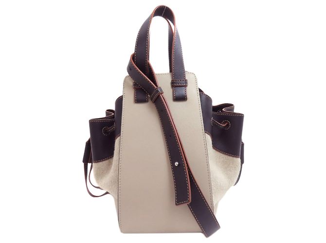 Loewe Hammock 2-Way Handtasche Schwarz Beige - Ansicht 2