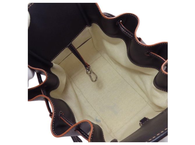 Loewe Hammock 2-Way Handtasche Schwarz Beige - Ansicht 5