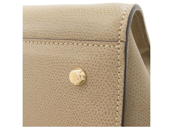 Borsa 2-Way B-Cube in pelle di vitello marrone Valextra - vista 21