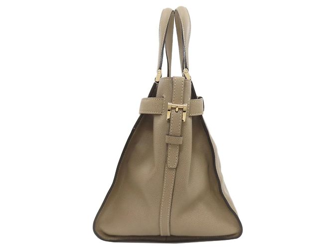 Borsa 2-Way B-Cube in pelle di vitello marrone Valextra - vista 3