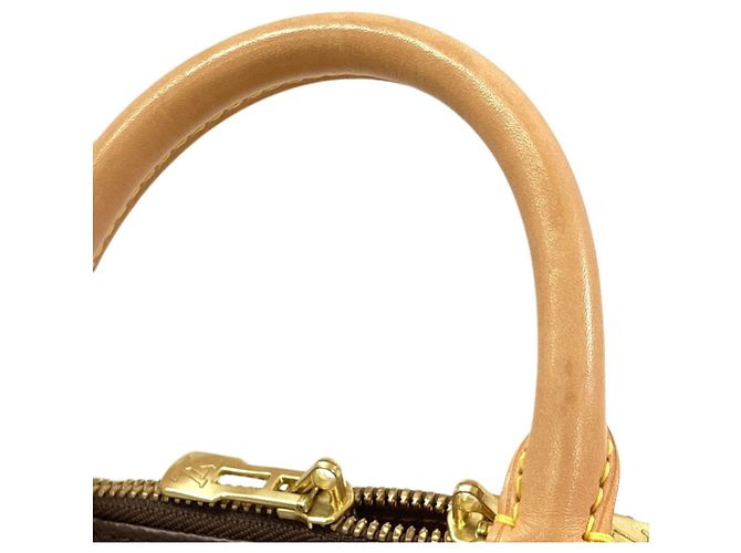 Borsa Louis Vuitton Alma BB Marrone Monogramma - vista 12
