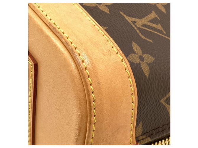 Borsa Louis Vuitton Alma BB Marrone Monogramma - vista 13
