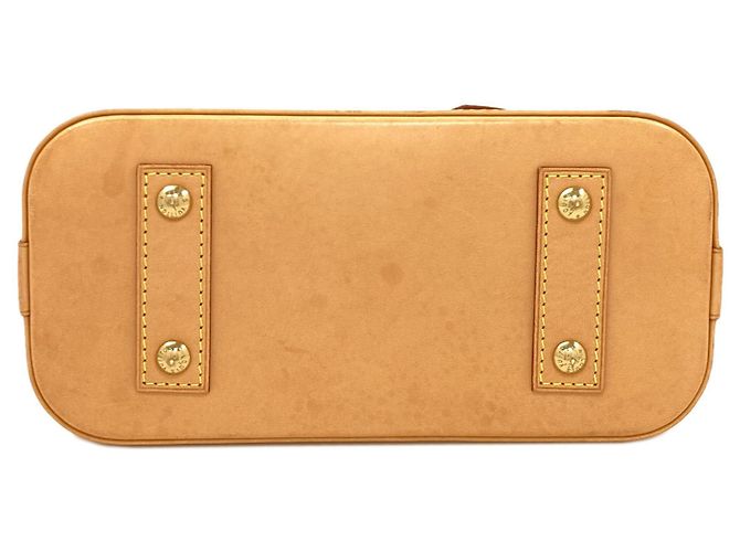 Borsa Louis Vuitton Alma BB Marrone Monogramma - vista 4